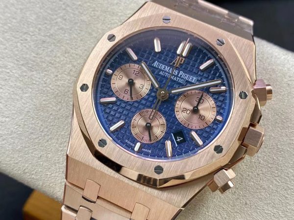Audemars Piguet 41mm 26331 blue face rose gold