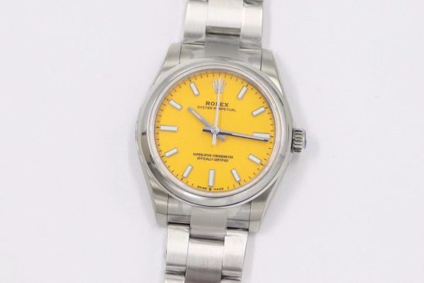 yellow rolex oyster perpetual