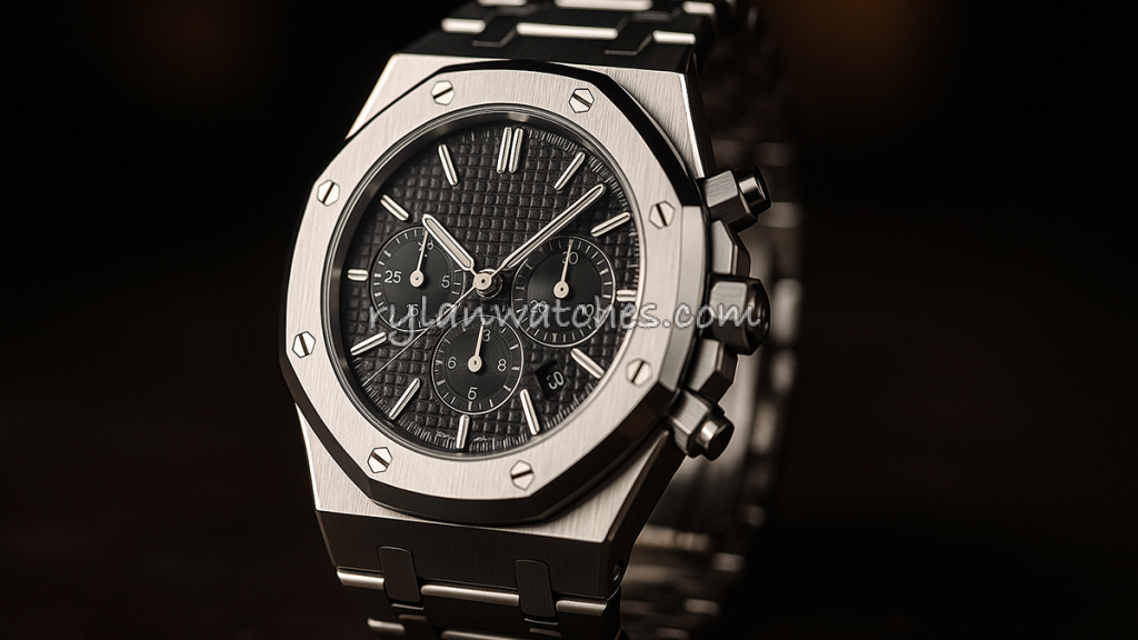 detalle del dial reloj replica suizo