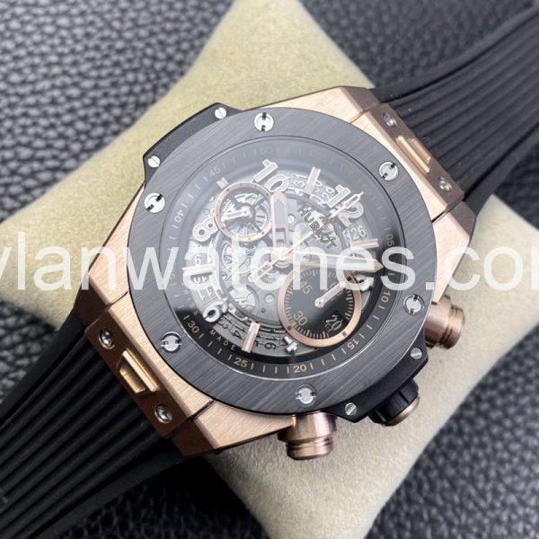 Hublot Big Bang Unico 44mm Black face rose gold case