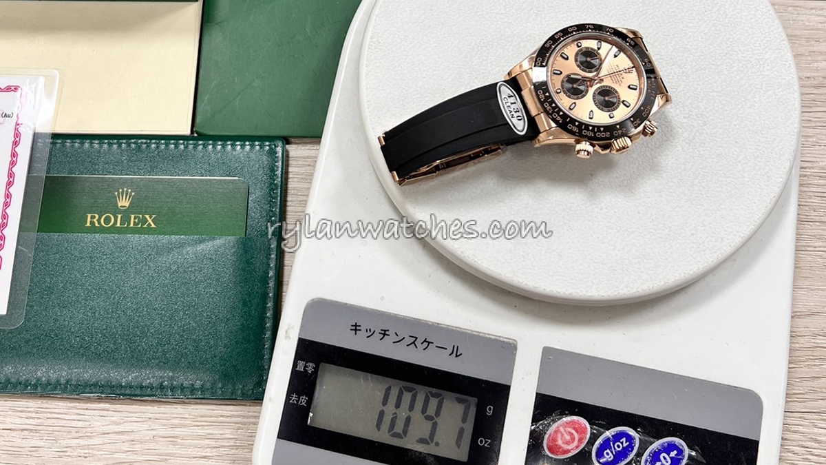 Daytona Rubber Strap Design Details