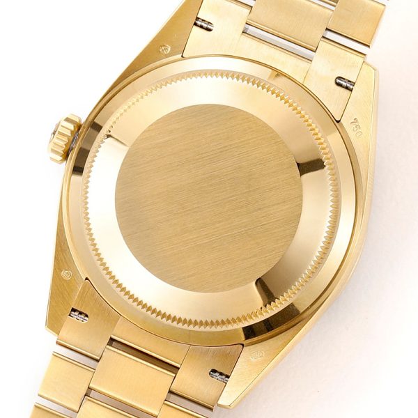 ROLEX Day-Date M128238 JOURNAL 36mm Gold blue dial