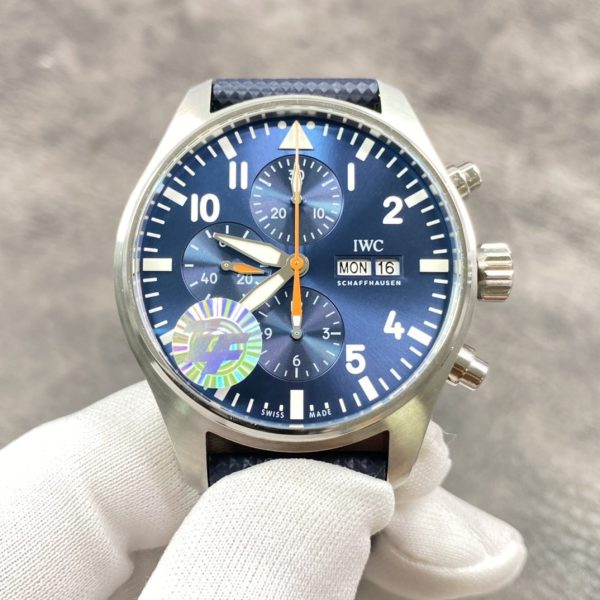 IWC Pilot's Watch Chronograph 43MM Blue Dial Replica – Swiss Movement, Blue Dial