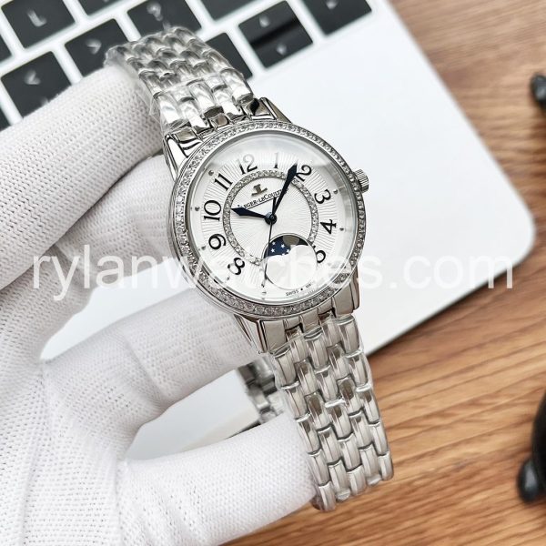 Jaeger-LeCoultre Rendez-Vous Moon White Dial Stainless Steel Bracelet Clone