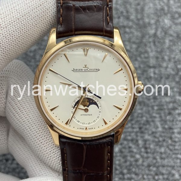 Jaeger-LeCoultre Master Moonphase Gold Dial 1:1 Clone