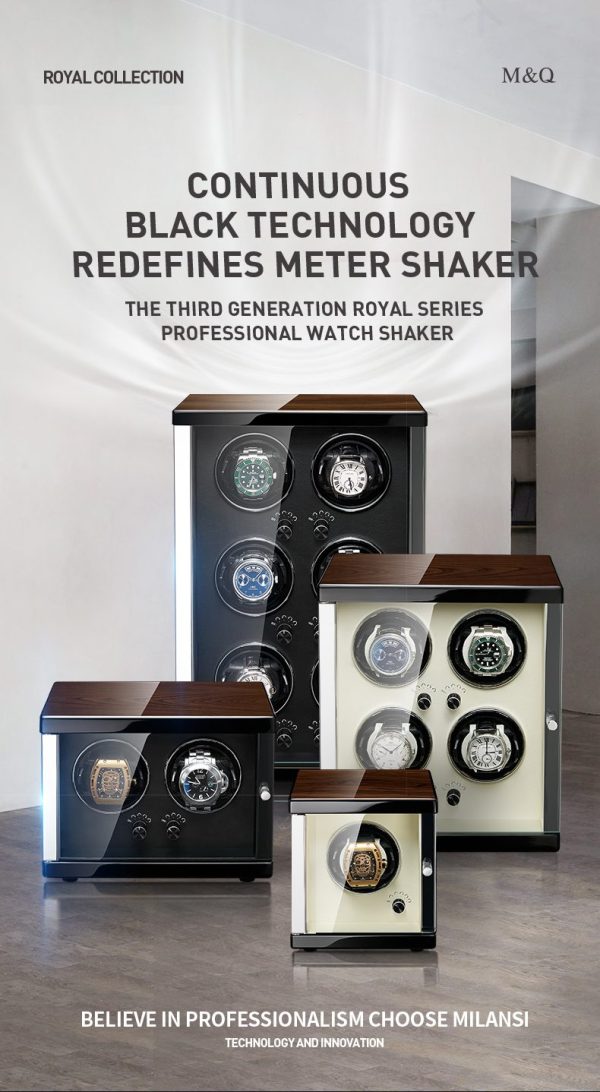 Technology smart mechanical watch winding storage box