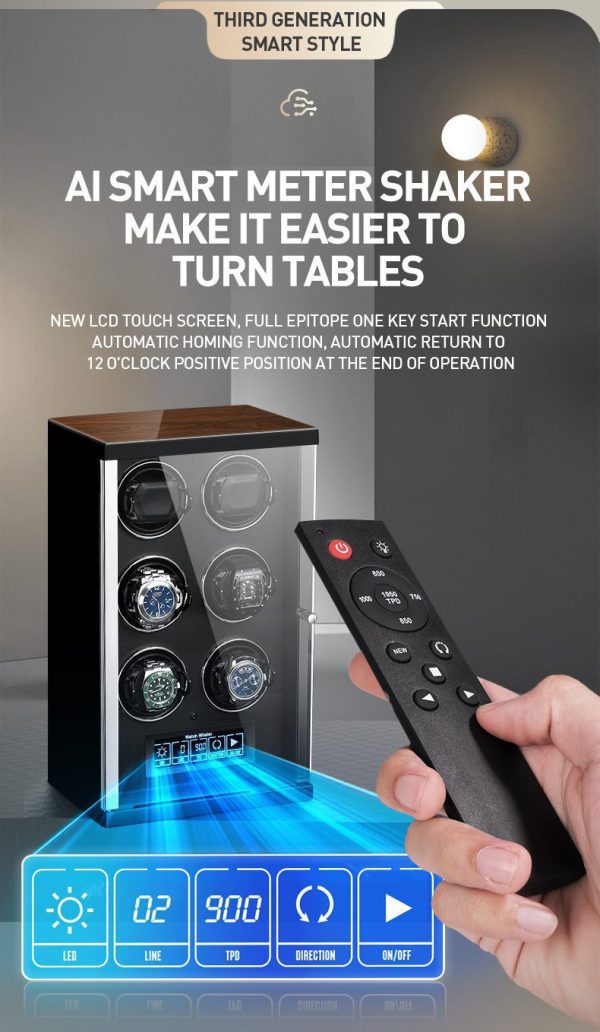 Technology smart mechanical watch winding storage box