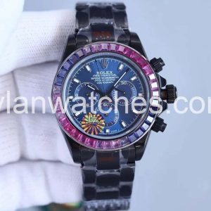rolex daytona black diamond