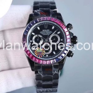 rolex rainbow daytona black