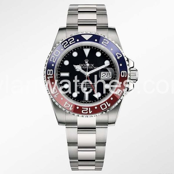 Rolex GMT-Master Coke Circle 40MM Clone black-red ceramic bezel