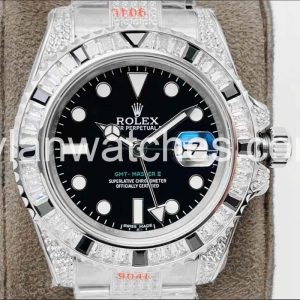 rolex gmt master ii panda drill ring clone replica watch