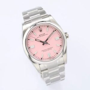 Rolex Oyster Perpetual Pink Dial 36MM Clone with pink dial