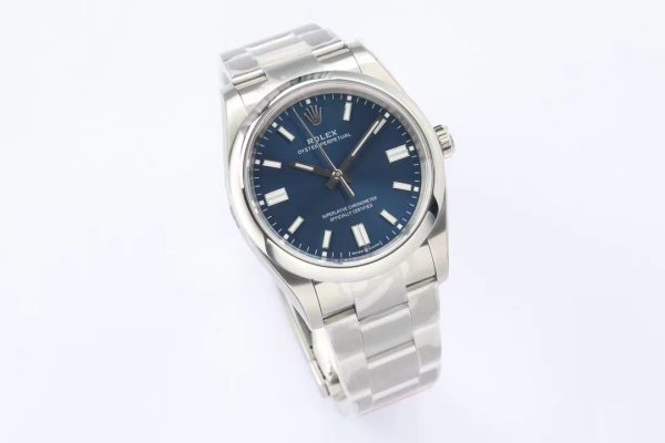 Rolex Oyster Perpetual Blue Dial 36MM Clone with blue dial