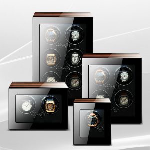 Wooden mechanical watch collection box