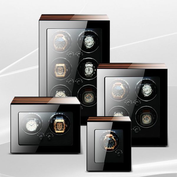 Wooden mechanical watch collection box