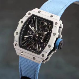 richard mille white and blue