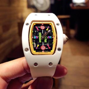 Richard Mille RM 007 White Candy Clone, White Case, Candy Dial, RM 007 Clone