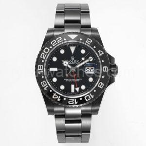 rolex gmt-master ii all black clone replica watch
