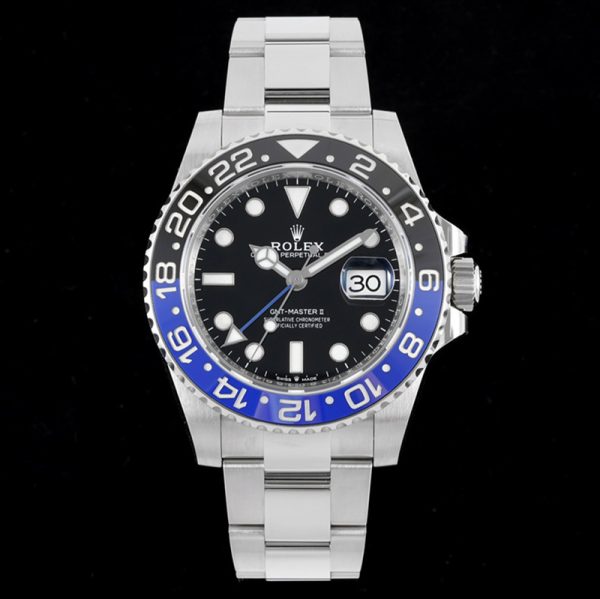 Rolex GMT-Master Coke 40MM Clone black-red bezel