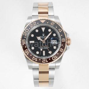 rolex gmt master ii rose gold clone replica watch