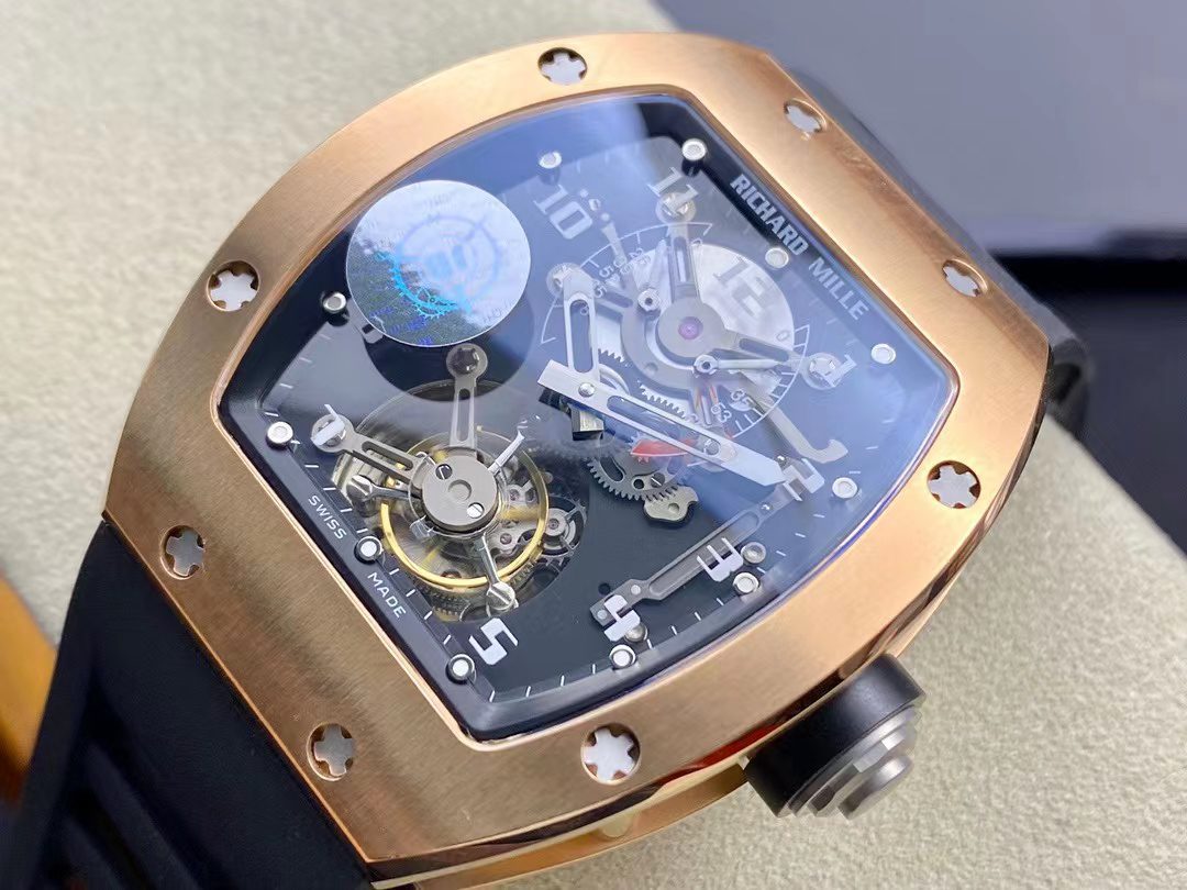 richard mille rm 01 gold