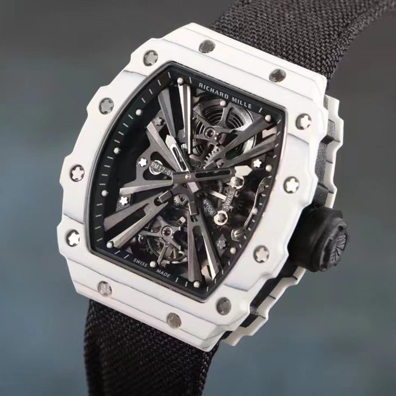 richard mille black white