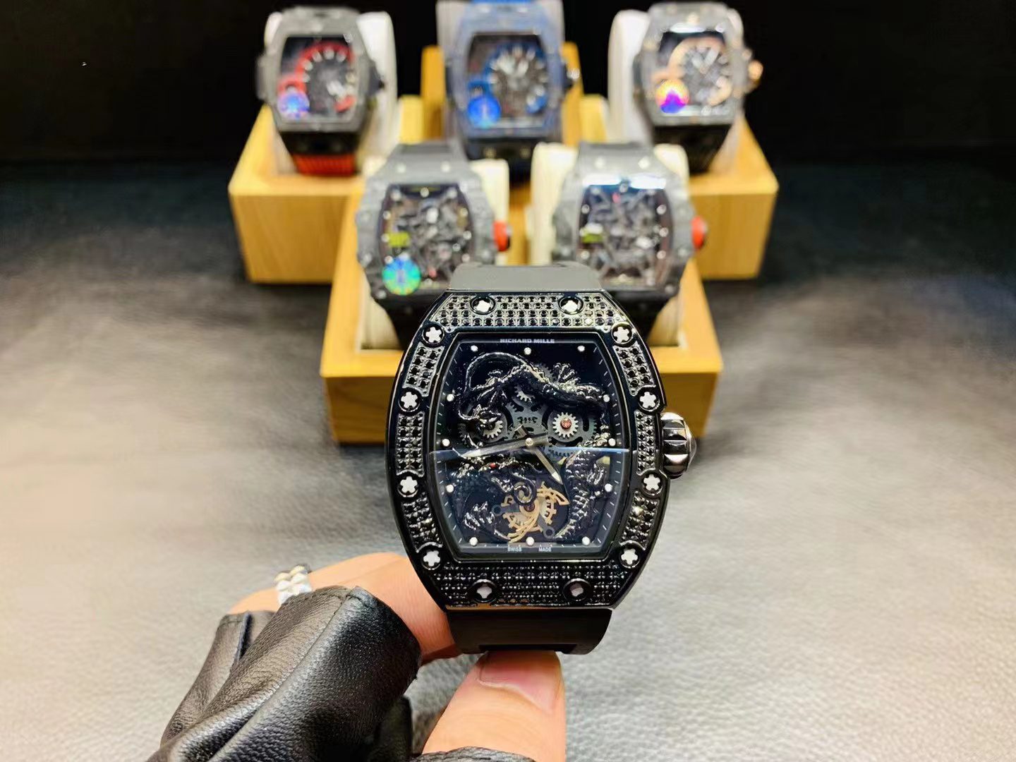 richard mille dragon black