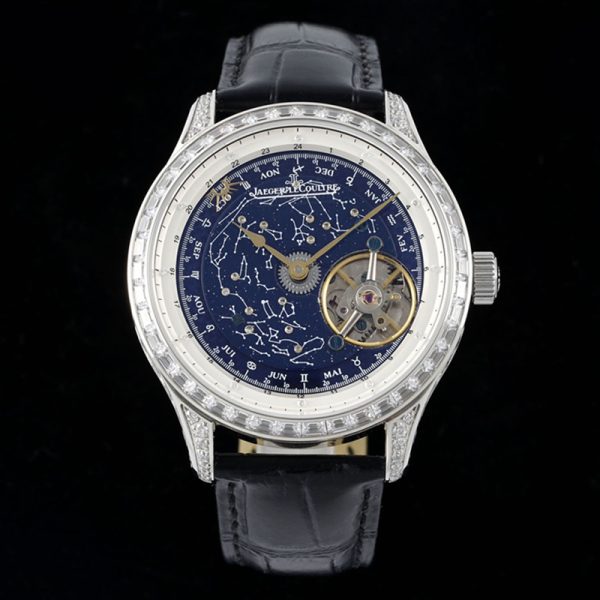 Jaeger-LeCoultre Master Tourbillon White Gem Bezel Clone