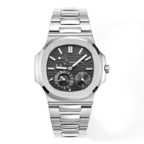 Patek Philippe Nautilus 5712 Grey Dial Clone, Grey Dial, Moonphase, Nautilus Clone, Swiss Clone
