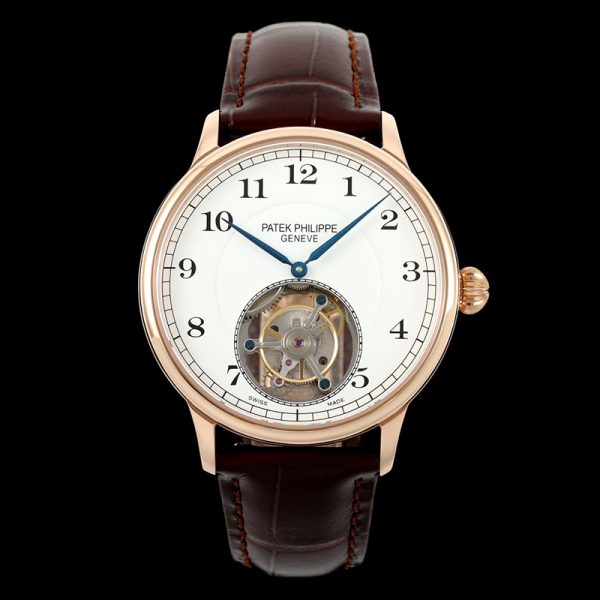 Patek Philippe Tourbillon Complications Rose Gold Clone, Tourbillon Clone, Rose Gold, Swiss Clone