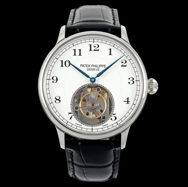 Patek Philippe Tourbillon Complications White Dial Clone, White Dial, Tourbillon Clone, Swiss Clone