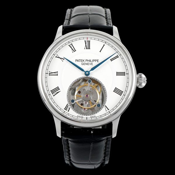 Patek Philippe Tourbillon Complications Roman Dial Steel Clone, Roman Dial, Steel Case, Tourbillon Clone, Swiss Clone