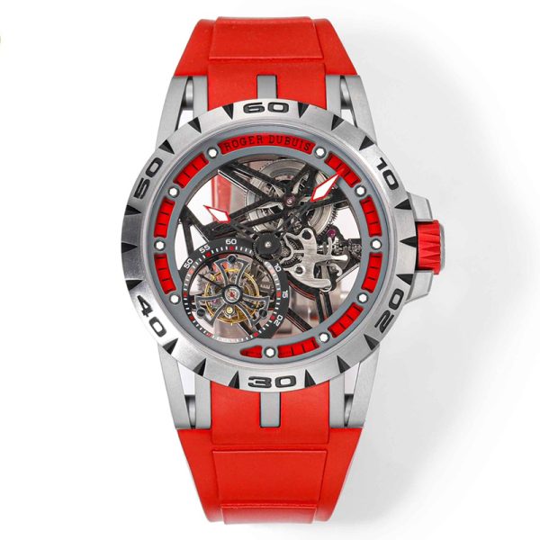 Roger Dubuis Excalibur Spider Red Clone Watch