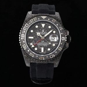 rolex diw gmt master ii carbon fiber black clone replica watch