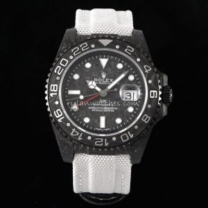 rolex diw gmt master ii carbon fiber white strap clone replica watch