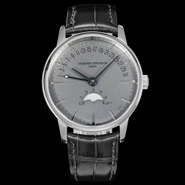 Vacheron Constantin Patrimony Moonphase Steel Grey Clone Watch