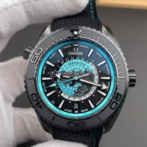 Omega Seamaster Planet Ocean 600M GMT Blue Dial Super Clone Watch