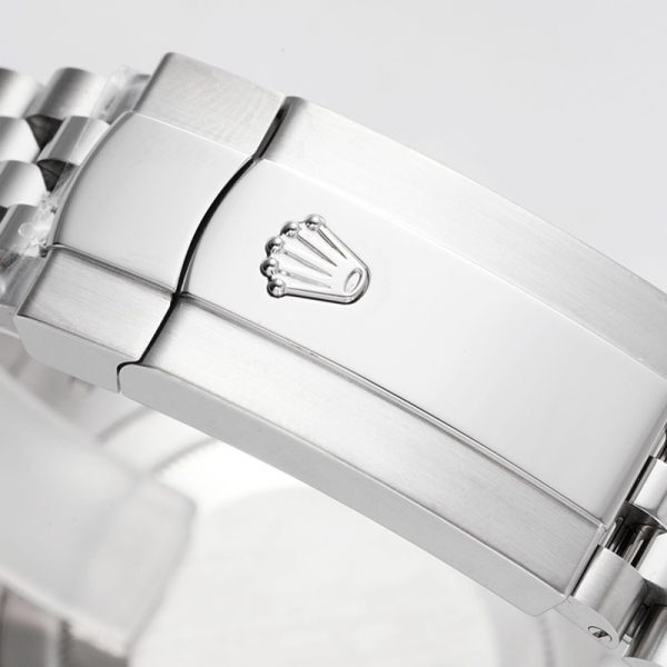 Rolex Datejust Clone with Blue Dial and Stainless Steel Bracelet 41MM (Copy)
