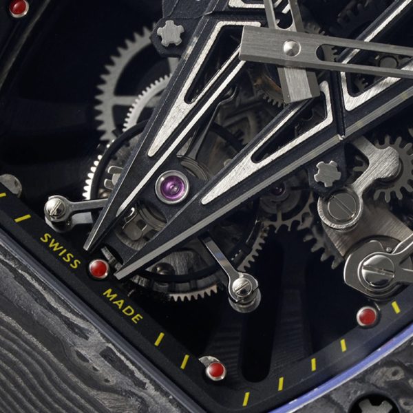 Richard Mille RM 27-03 Tourbillon Clone with Yellow Carbon and Red & Yellow Design – Limited Edition (Copy)