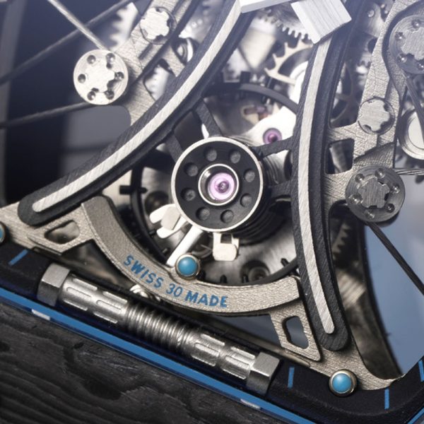 Richard Mille RM27-03 Tourbillon Clone with Carbon Fiber Case and Black Rubber Strap (Copy)