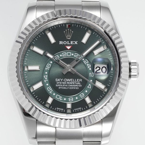 Rolex M326934 Sky-walker white plate steel case 42MM (Copy)