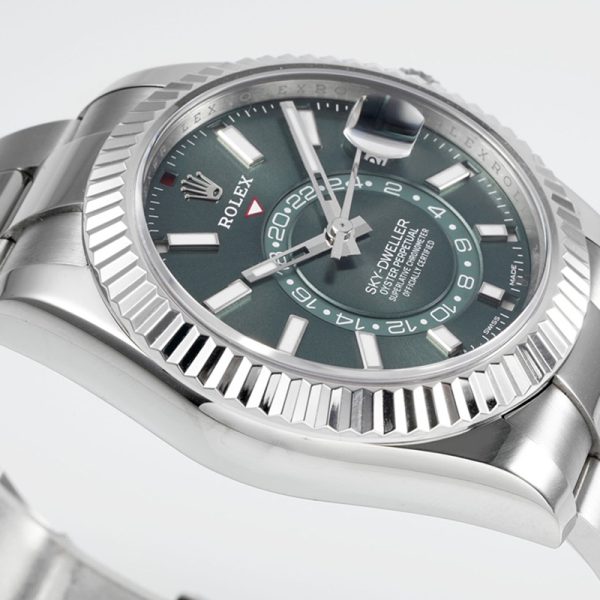 Rolex M326934 Sky-walker white plate steel case 42MM (Copy)
