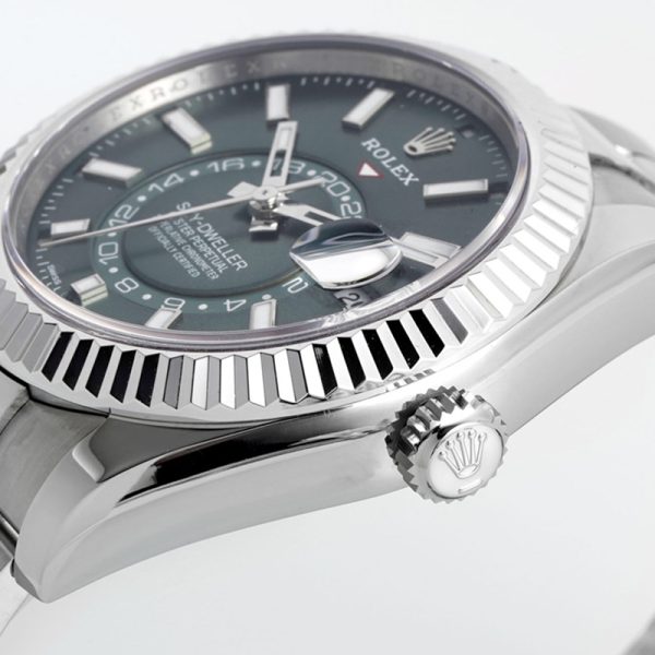 Rolex M326934 Sky-walker white plate steel case 42MM (Copy)