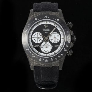 Rolex Daytona Paul Newman DiW Carbon Clone with Panda Dial
