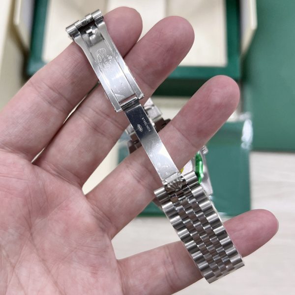 Rolex Datejust Clone Silver Dial Stainless Steel Bracelet 41MM (Copy)