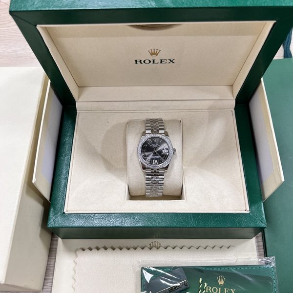 Rolex Datejust Clone Silver Dial Stainless Steel Bracelet 41MM (Copy)