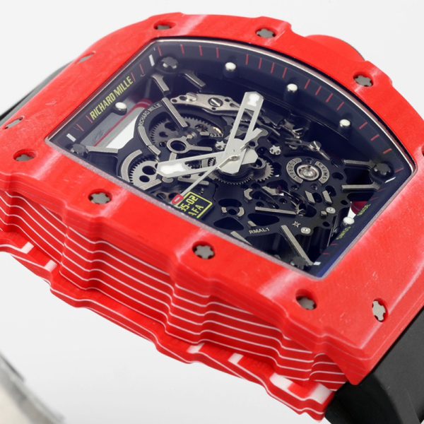 Richard Mille RM 35-02 RAFA Red Black Strap Clone