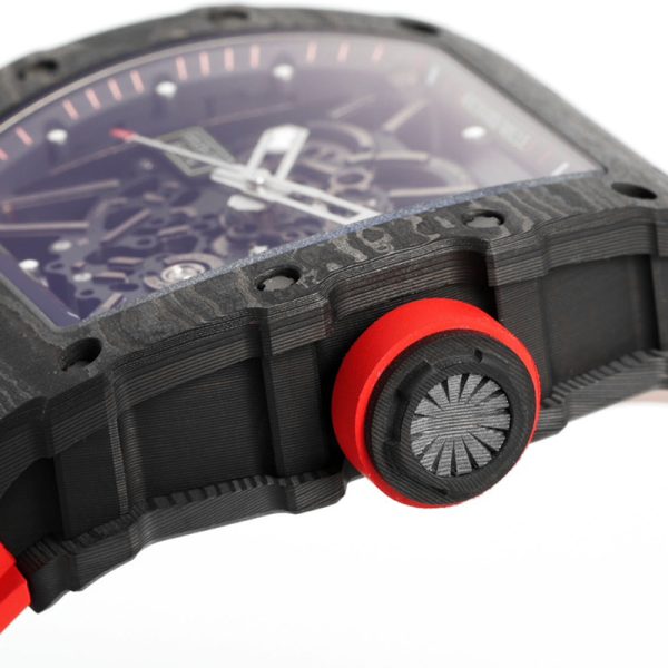 Richard Mille RM 35-02 RAFA Black Case White Strap Clone (Copy)