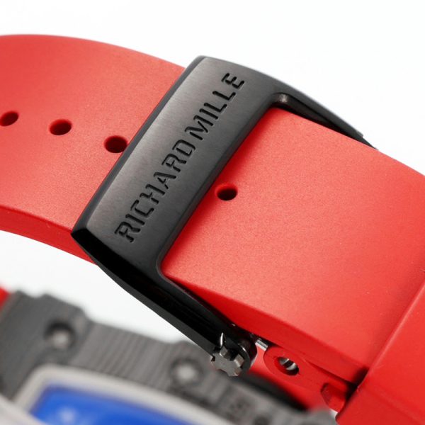 Richard Mille RM 35-02 RAFA Black Case White Strap Clone (Copy)