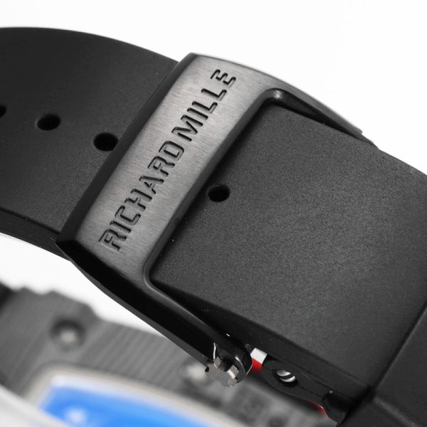 Richard Mille RM 35-02 RAFA Black Case Red Strap Clone (Copy)